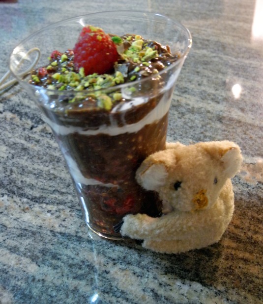Chia pudding cup